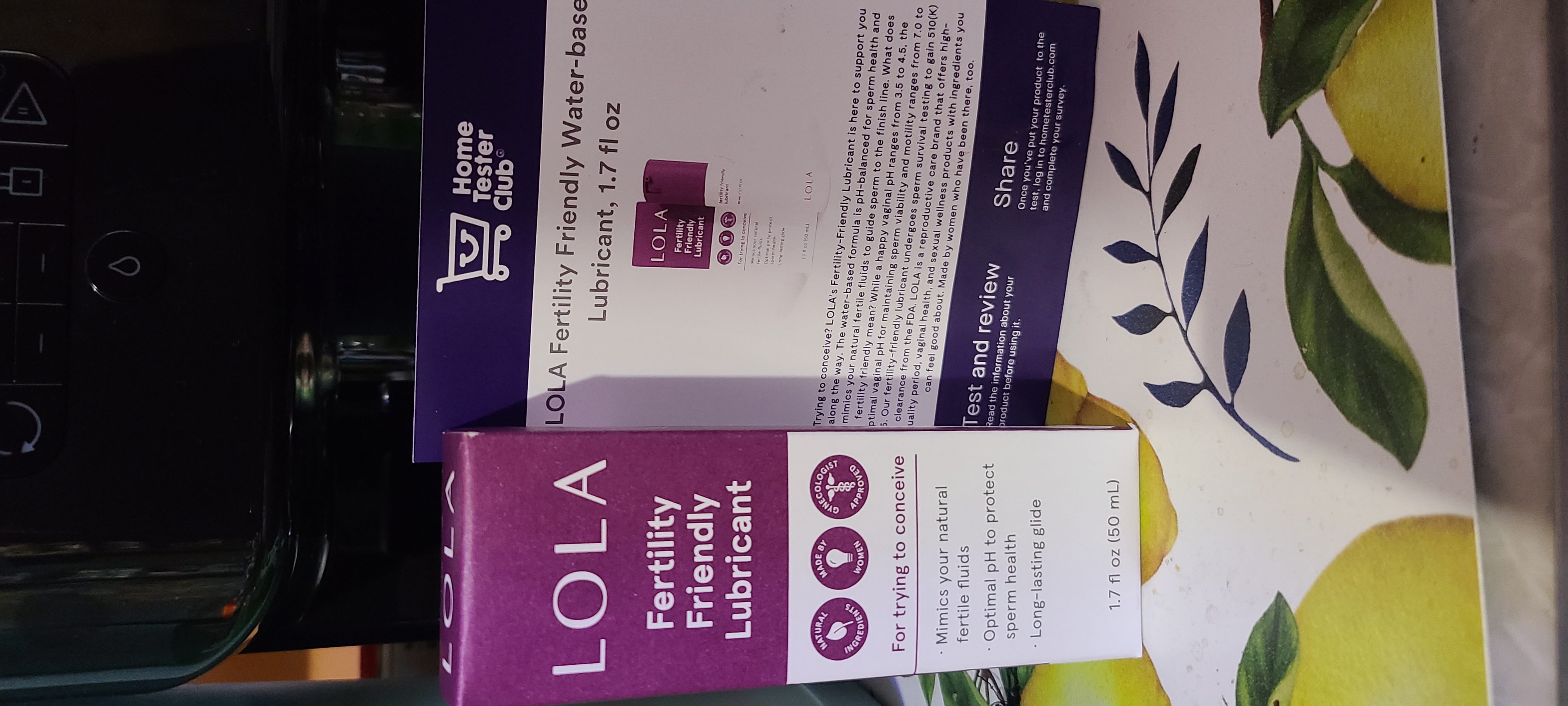 best electric penis pumps LOLA Fertility Friendly Water-based Lubricant 1.7 fl oz main image 1