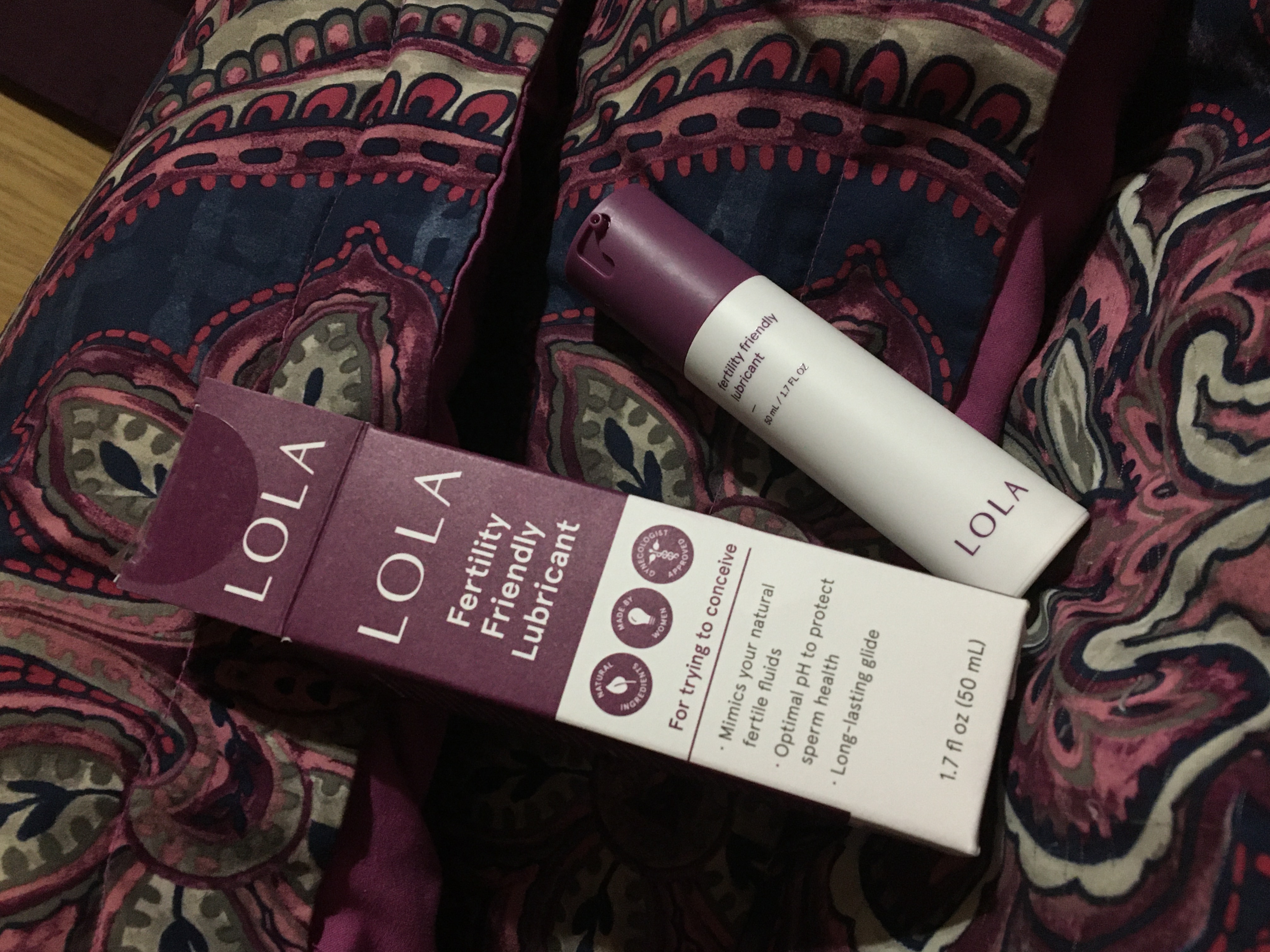LOLA Fertility Friendly Water-based Lubricant 1.7 fl oz