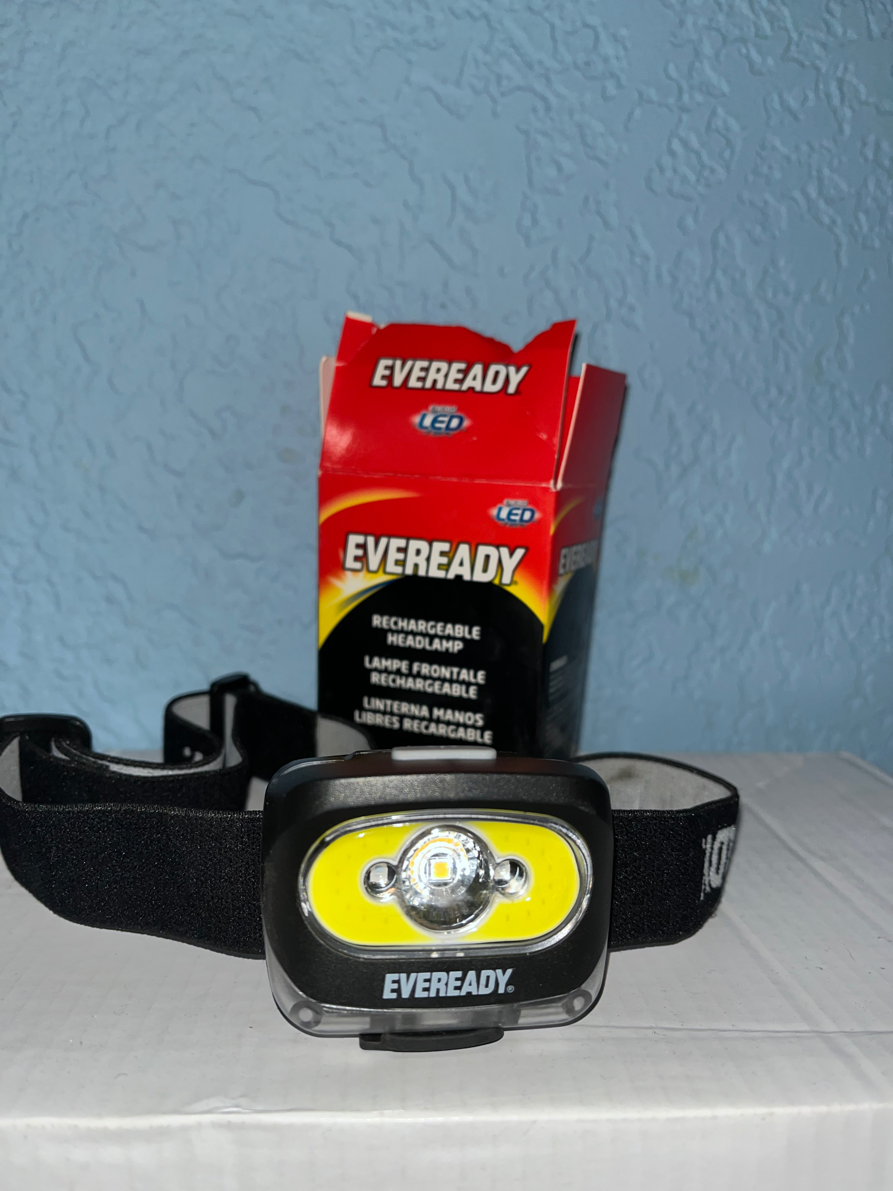 Eveready LED Headlamp Bright and Durable Headlight Home