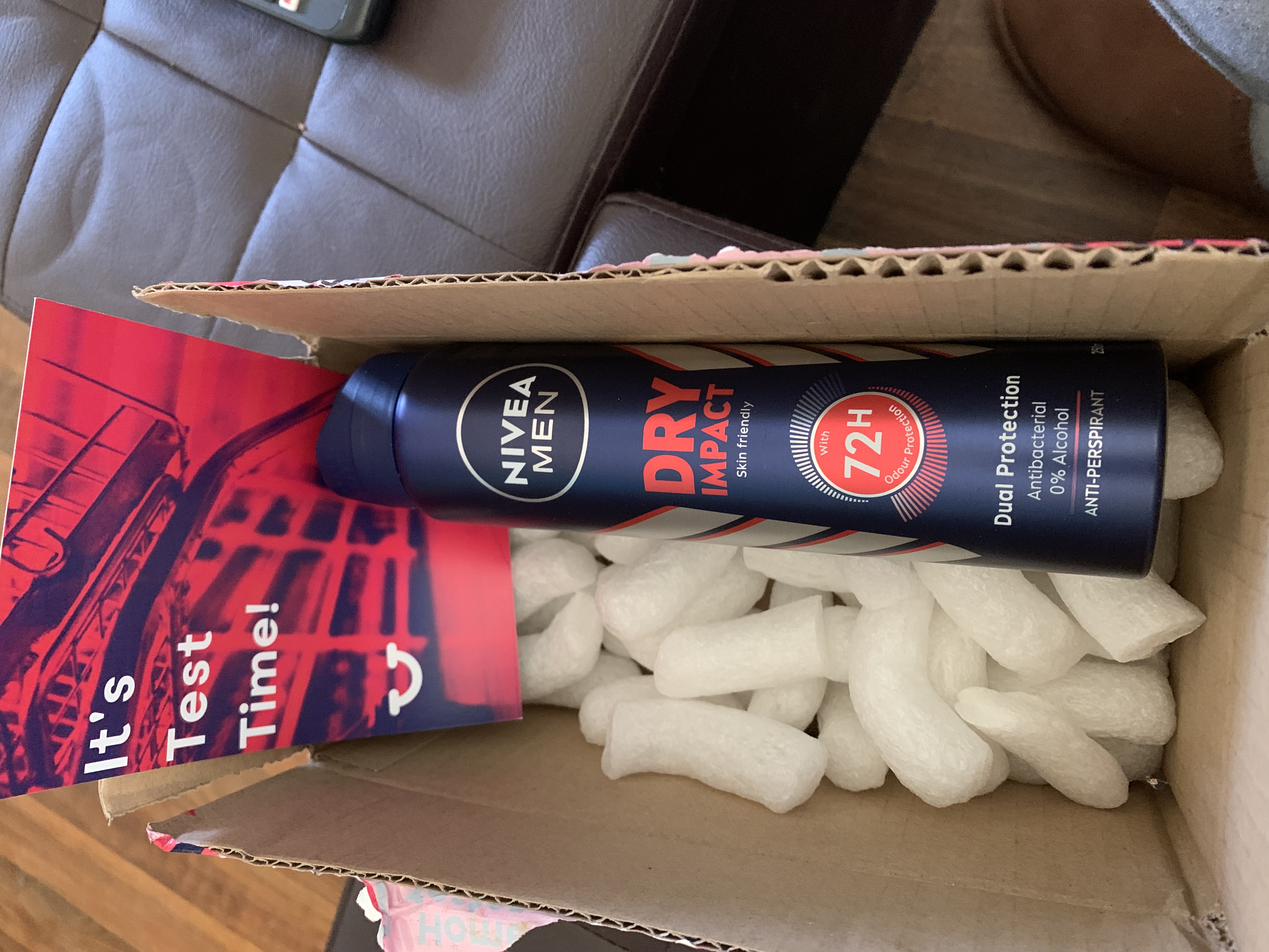 NIVEA MEN Dry Impact Deo Spray – 72h Schutz, 200 Ml, Ohne Alkohol