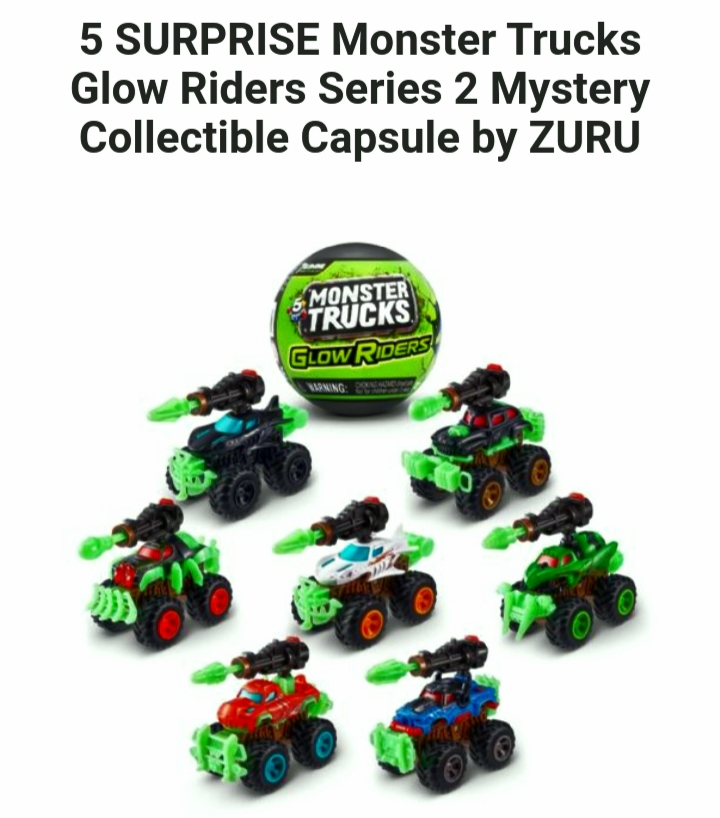 新品　まとめ売り　Monster Trucks glow riders カプセル H1_484343_3514280_202208081821
