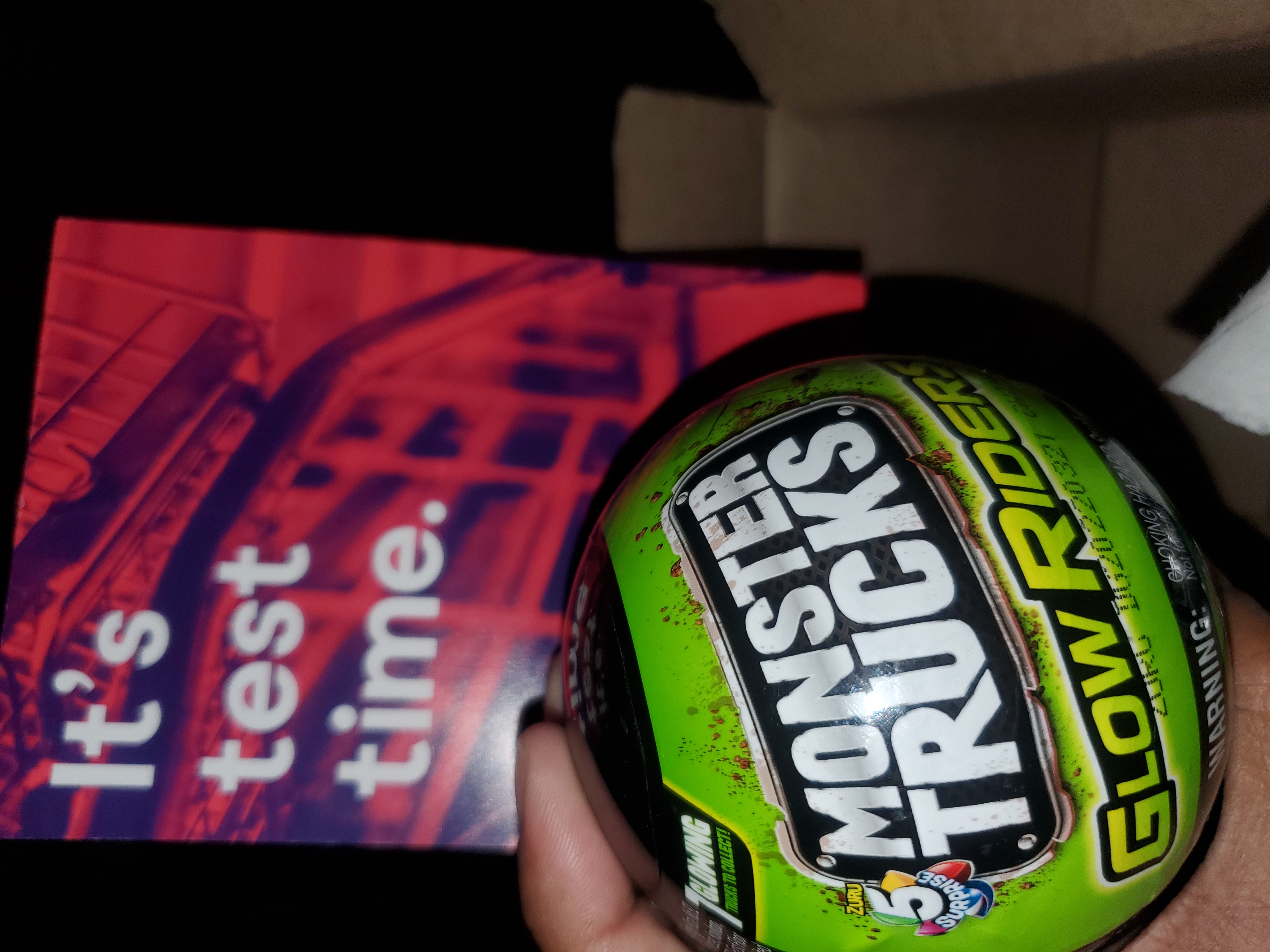 5 SURPRISE Monster Trucks Glow Riders Series 2 Mystery