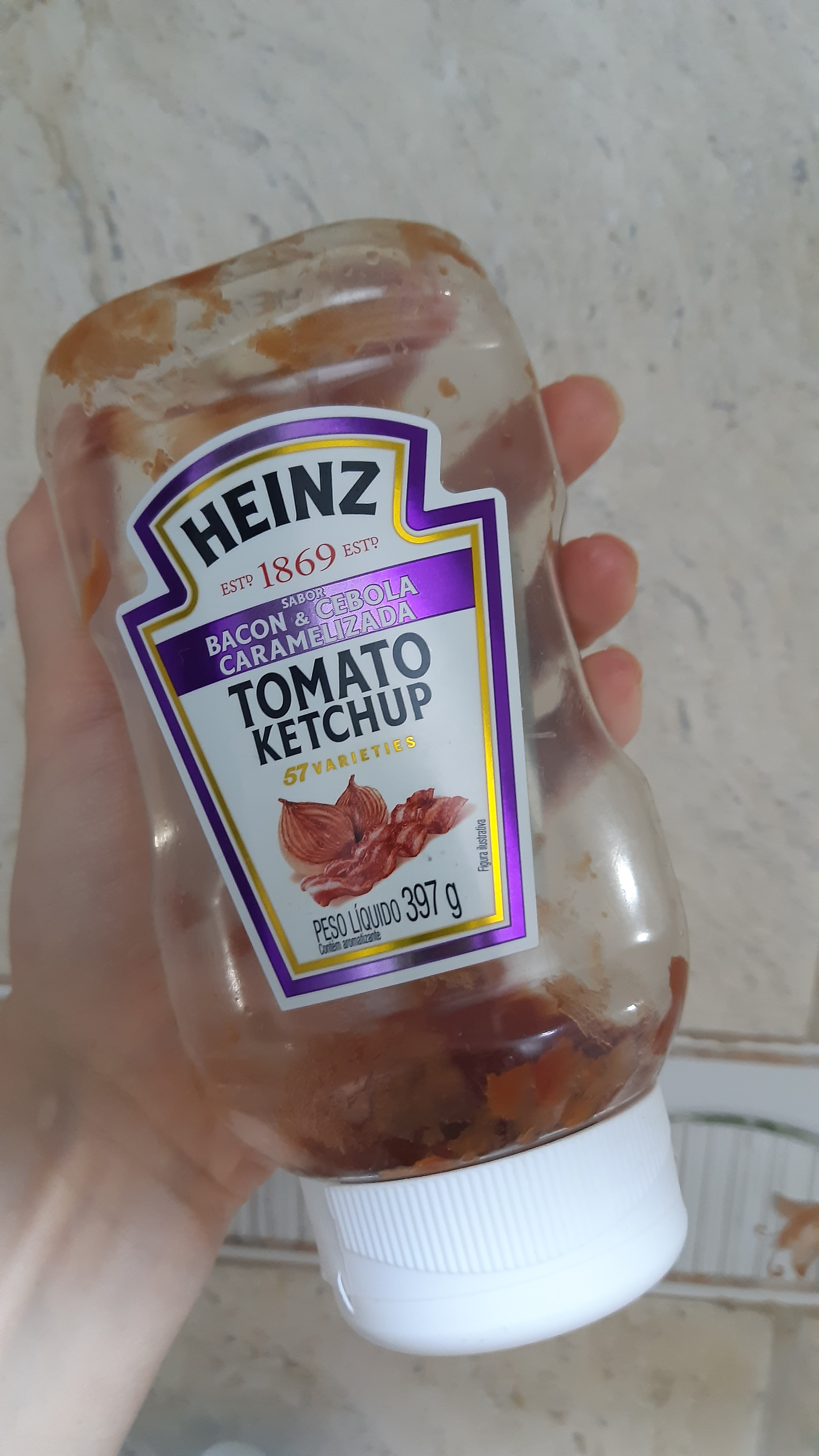 Heinz - Ketchup Bacon \u0026 Cebola Caramelizada 397g | Home Tester Club, image size:2592x4608