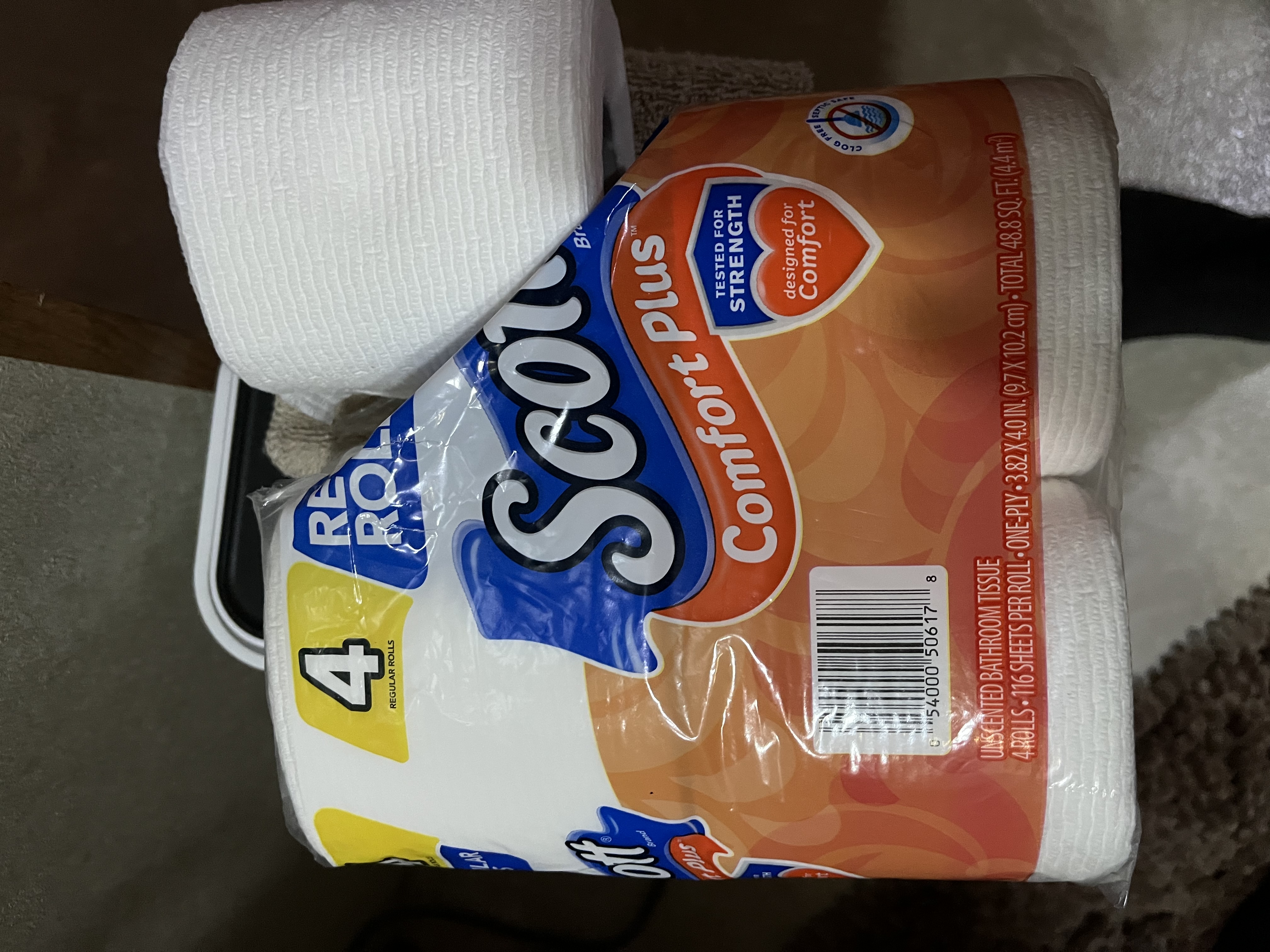 Scott ComfortPlus Toilet Paper, 12 Double Rolls, 231 - Foto 7