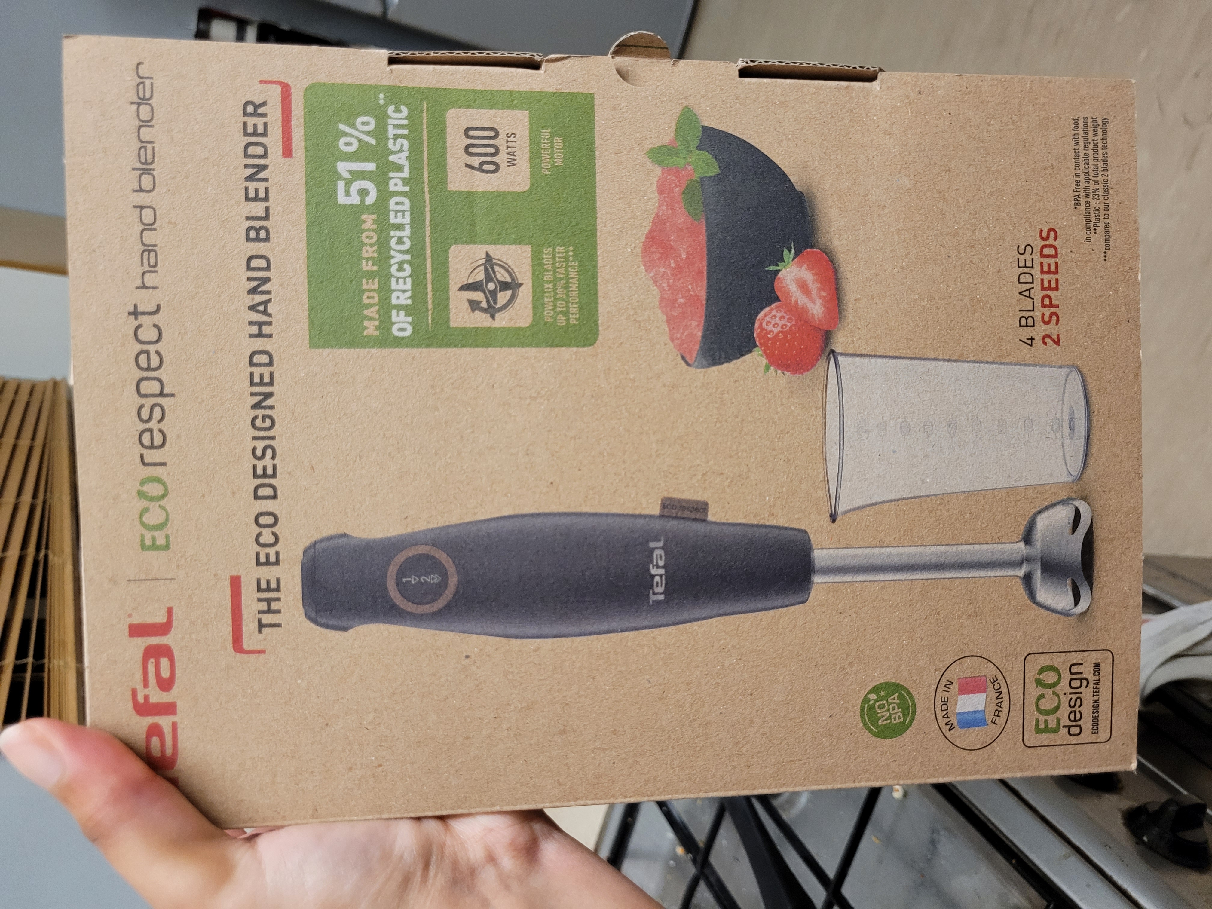 Tefal Eco Respect Hand Blender HB46E840 | Home Tester Club