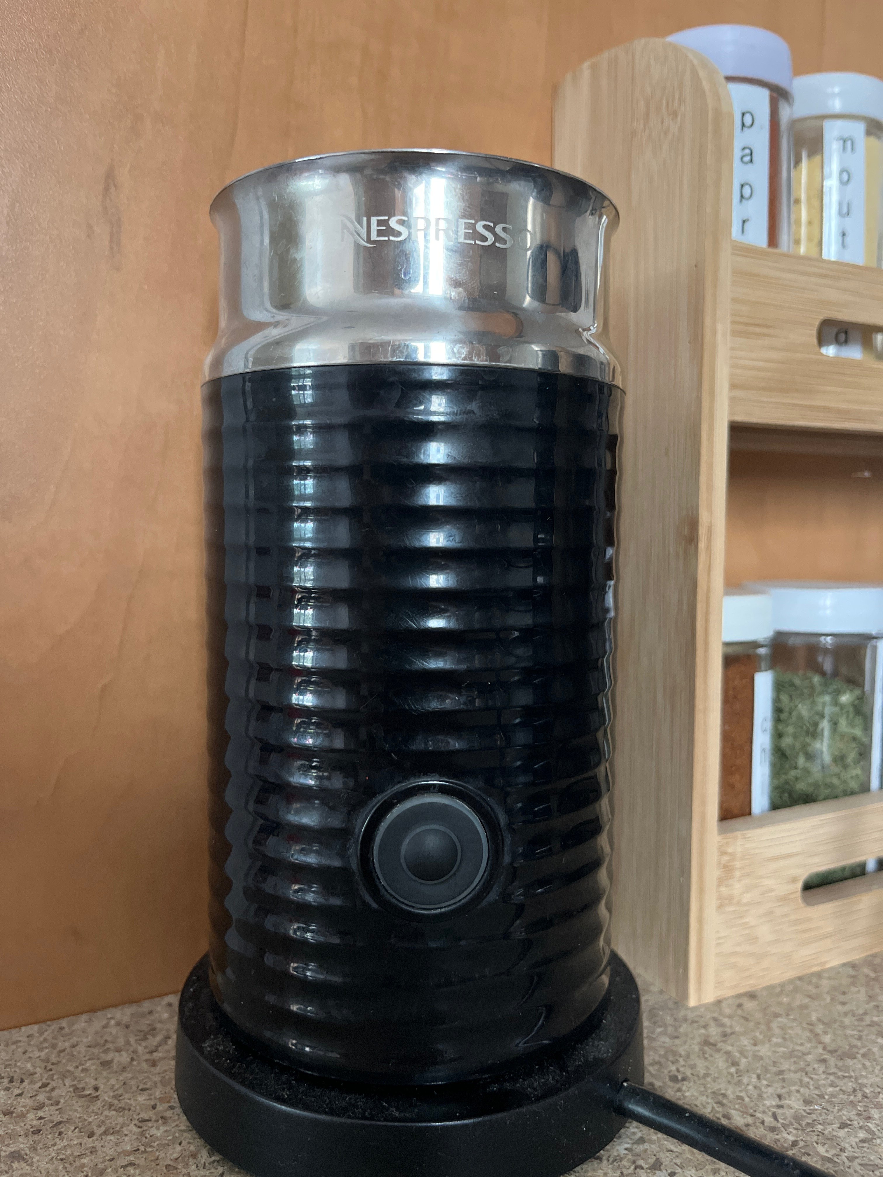 Mousseur à lait - Nespresso - Aeroccino 3 - Noir - 120 ml - 550 Watt