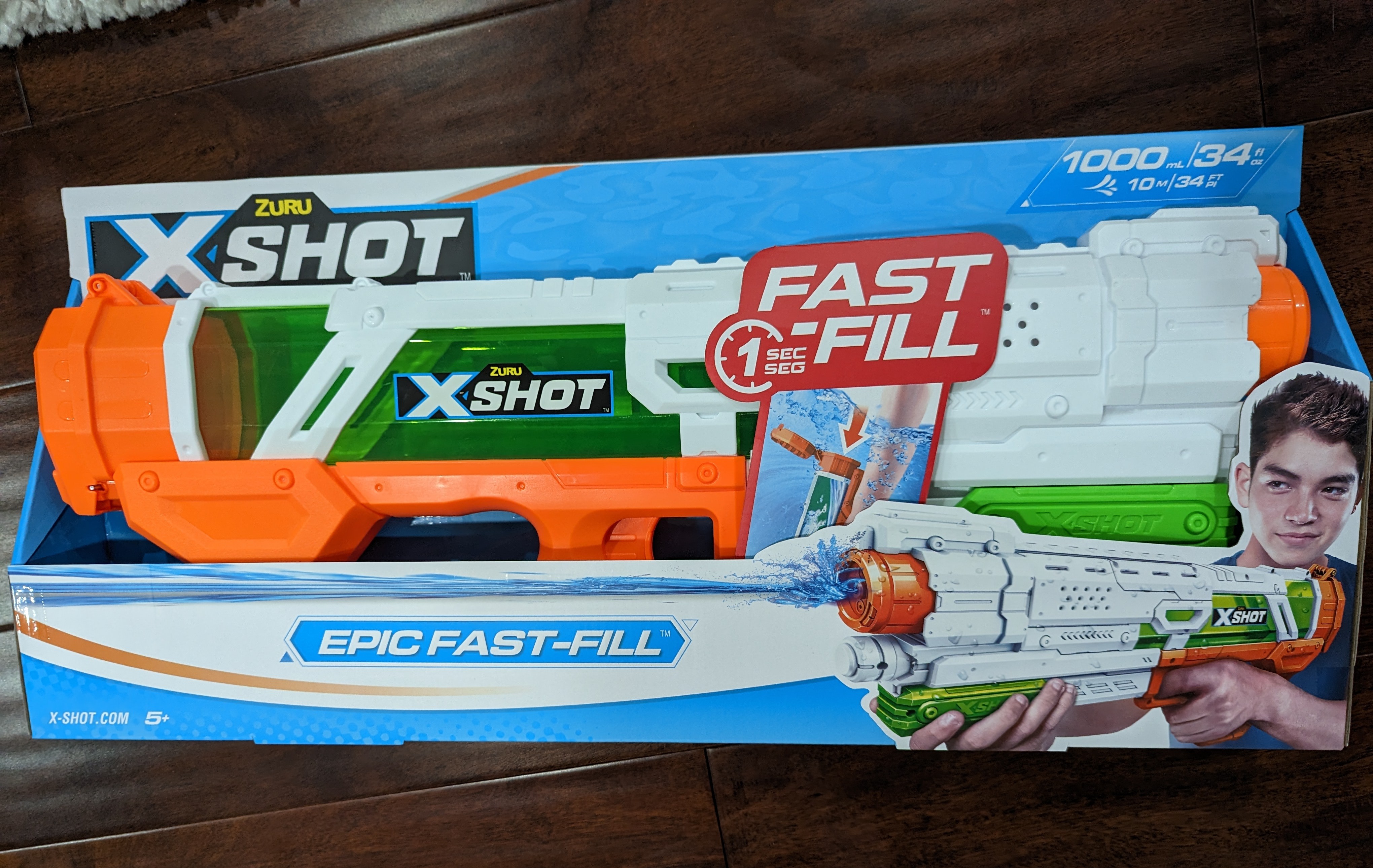 ZURU - XSHOT - Fast Fill - Pack 2 HYPERLOAD - Skins - Water Blaster - Pistolet à Eau - Jeu de Plein air - Remplissage Rapide - Tire jusqu'à 10 m- 11858 ZURU - XSHOT - Fast Fill - Pack 2 HYPERLOAD - Skins - Water Blaster - Pistolet à Eau - Jeu de Plein air - Remplissage Rapide - Tire jusqu'à 10 m- 11858
