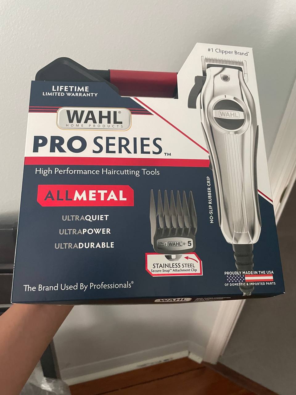 Kit Tondeuse Wahl USA Pro Series 20 Pièces - Métal, Ultra Silencieux, Avec étui