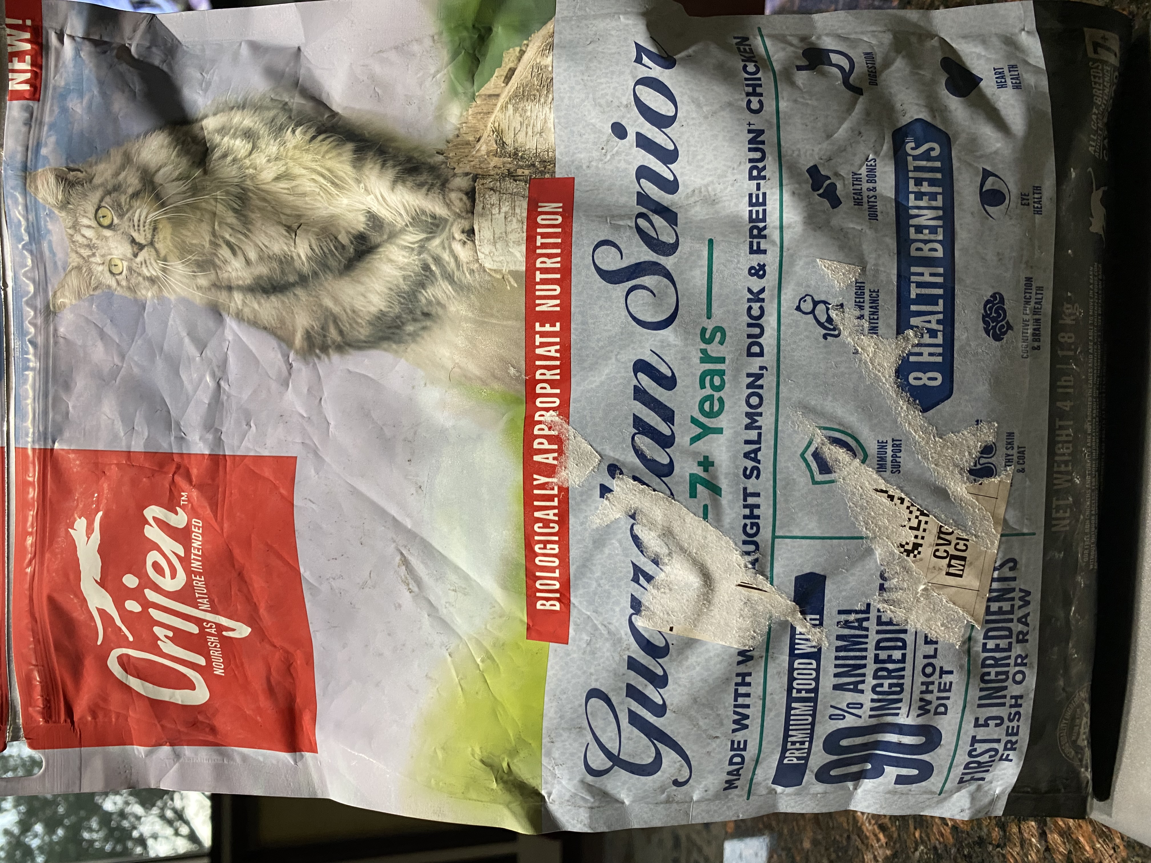 +orijen +senior +cat +food ORIJEN Guardian Senior Dry Cat Food - Granby, CT