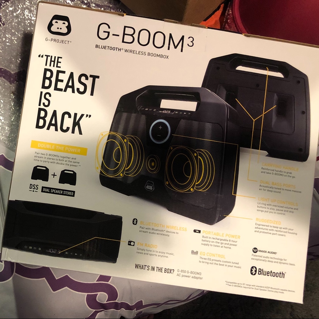Bluetooth Boombox Speaker G Boom Box Kings Bluetooth Boom Box